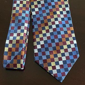 Jos.A.Bank Executive Collection - Silk Necktie Designer Geometric Tie